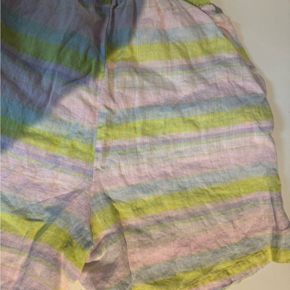 Frankie’s Bikinis Lou High Waisted Stripe Shorts Summer Stripe Sz Small - Picture 9 of 14